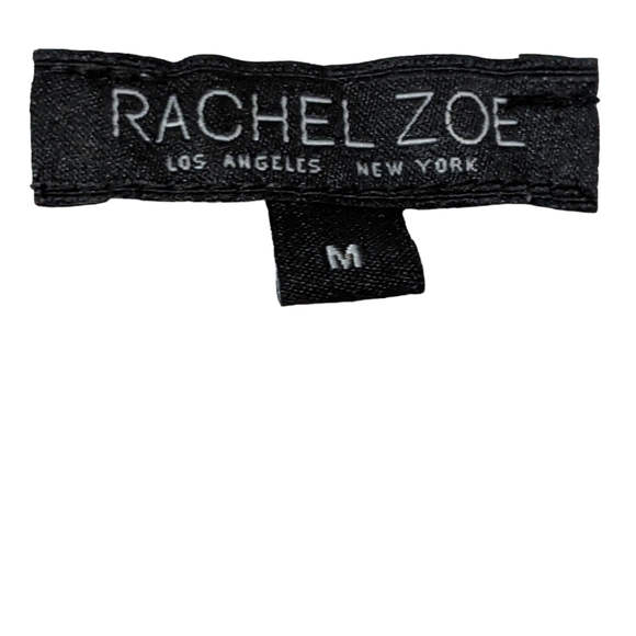 Rachel Zoe linen blend peasant romantic floral bird print top blouse Med… - Picture 3 of 9